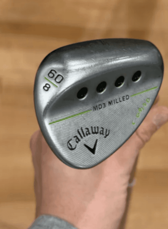 Wedge Callaway MD3 Milled Black C Grind Below Average 7.0 Right 60°