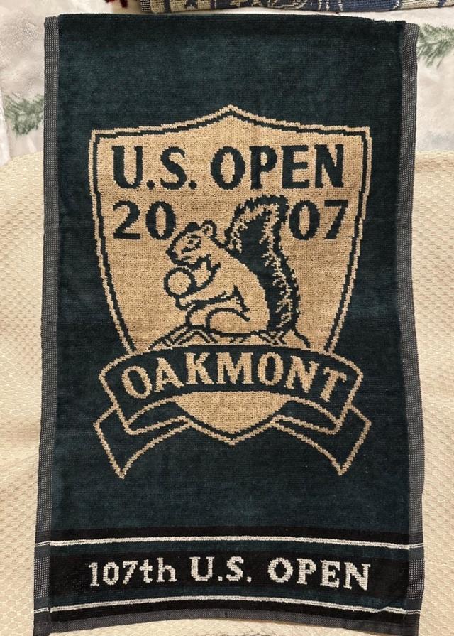 Golf Towel Black Used