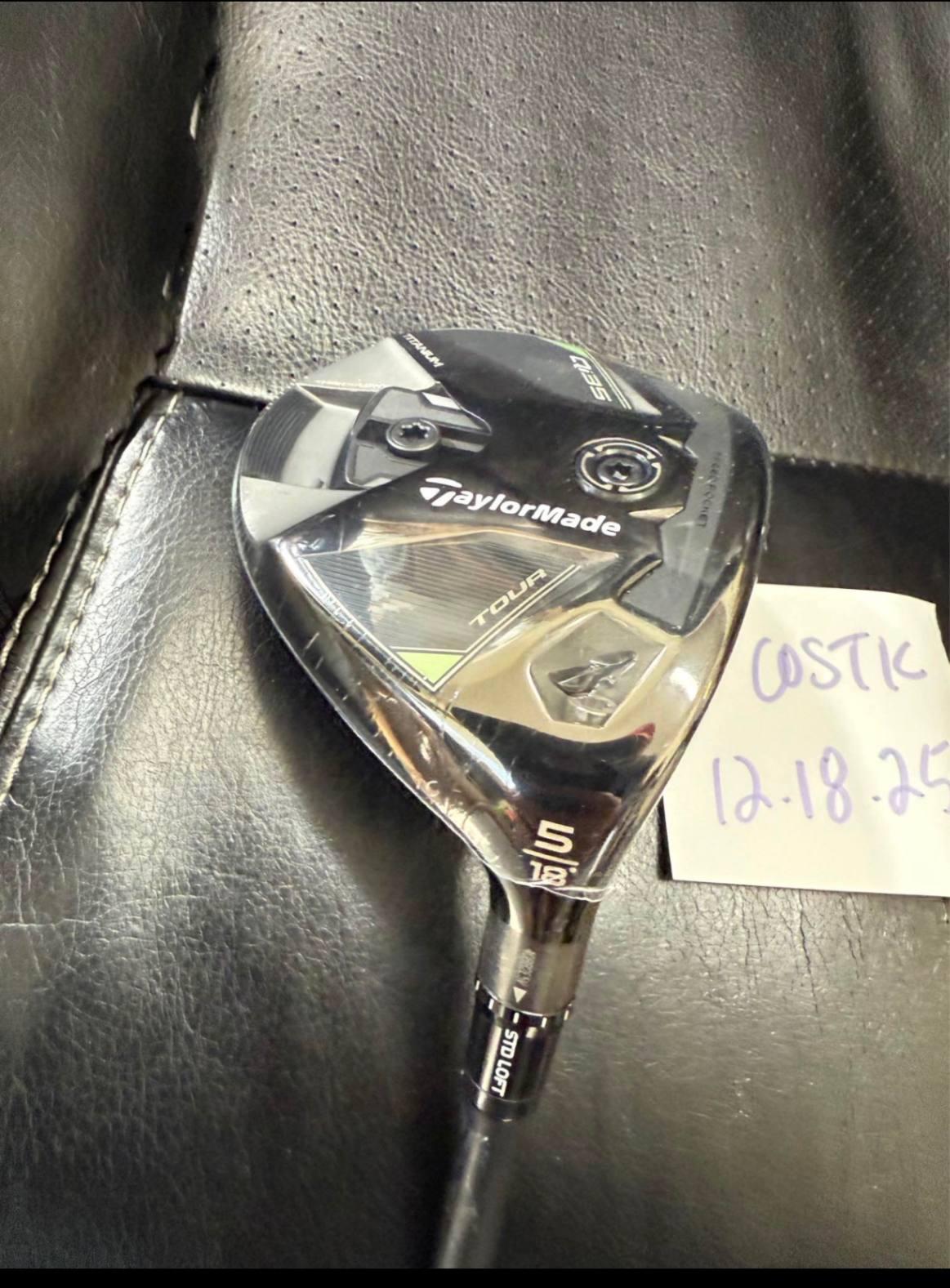 Fairway Wood TaylorMade Qi35 50-60g 5 wood Brand New 10.0 Graphite Stiff Right Men