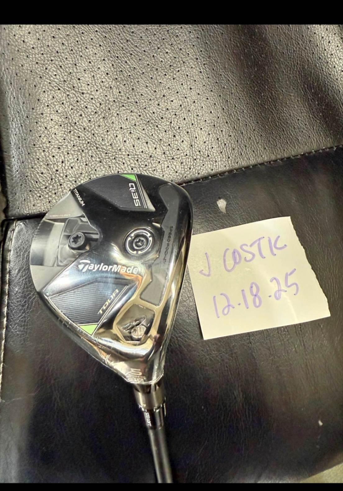 Fairway Wood TaylorMade Qi35 50-60g 5 wood Brand New 10.0 Graphite Stiff Right Men