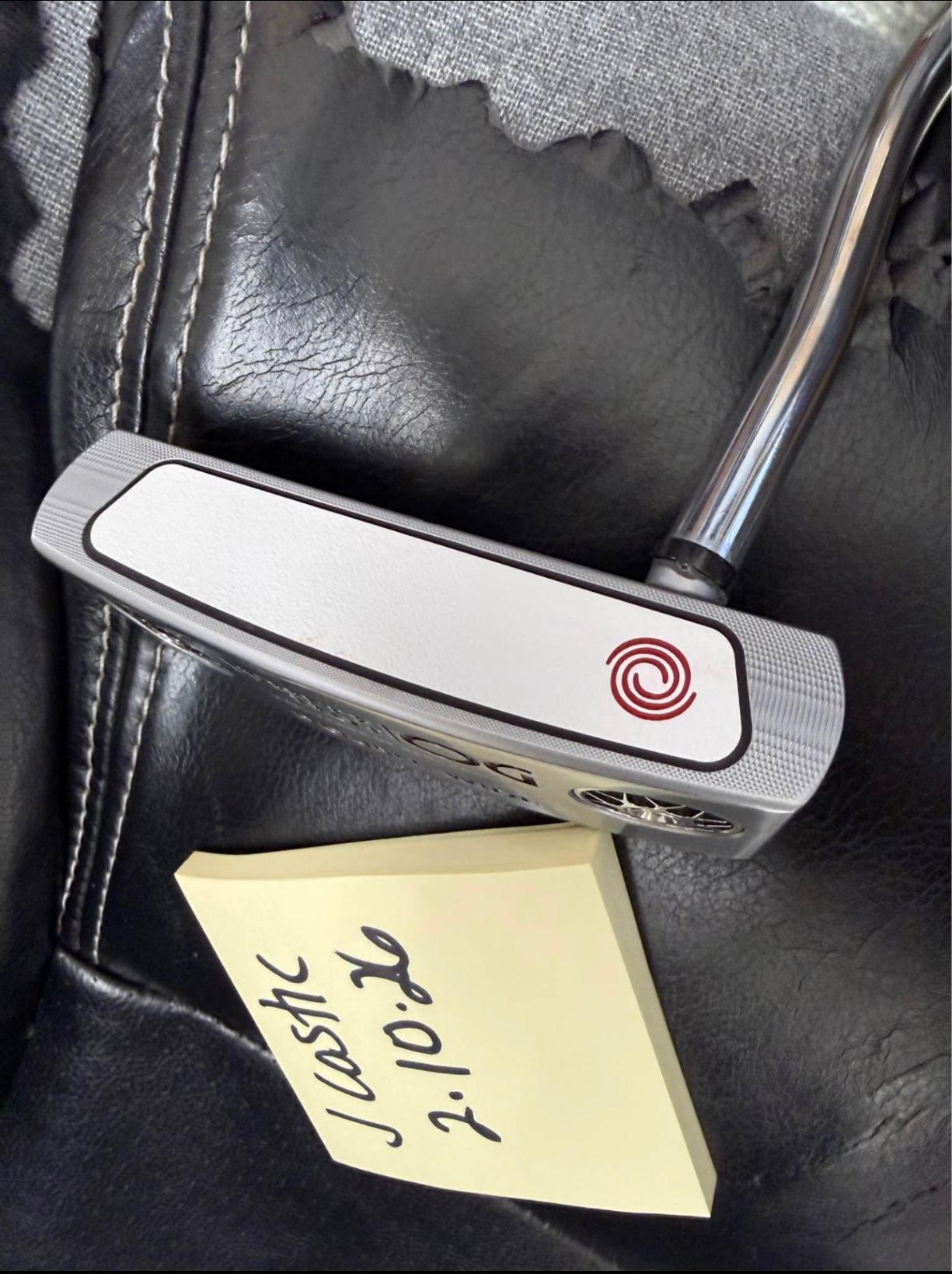 Putter Odyssey White Hot OG Double Wide 34 Blade Mint 9.5 Steel Right Men