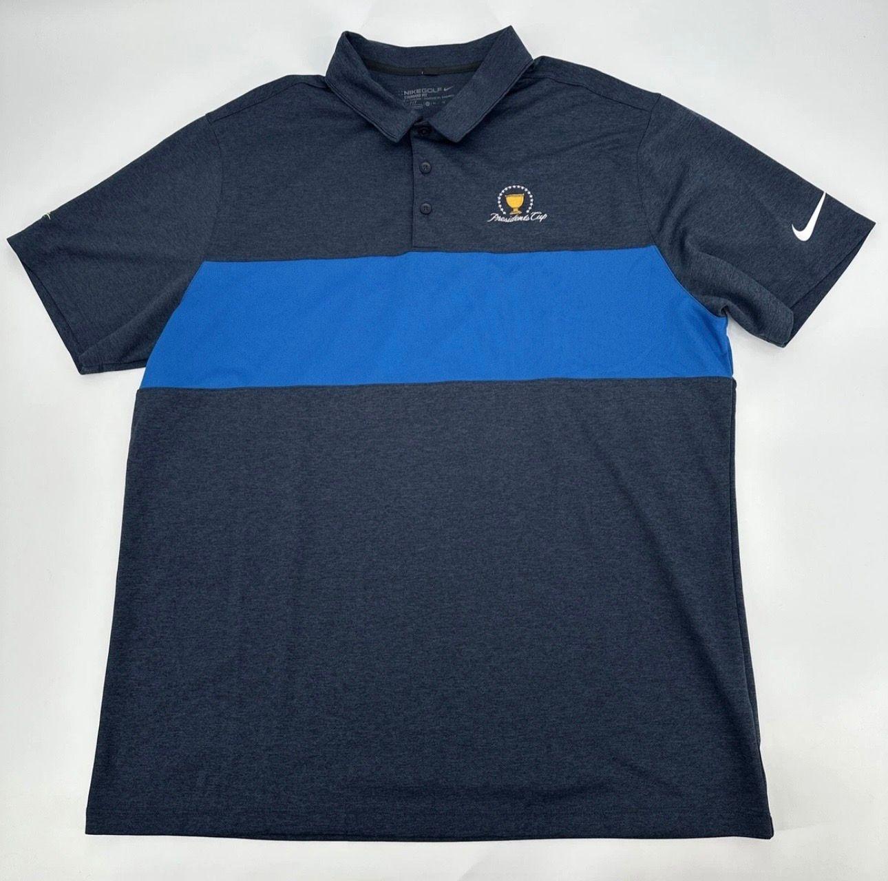 Men´s Appare Nike Men´s Golf Shirts XL Blue Excellent Condition 9.0