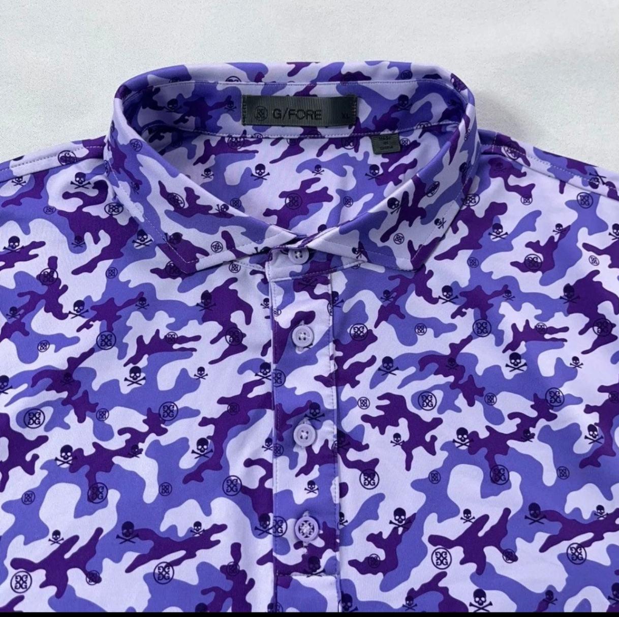 Men´s Appare G Fore Men´s Golf Shirts XL Purple Excellent Condition 9.0