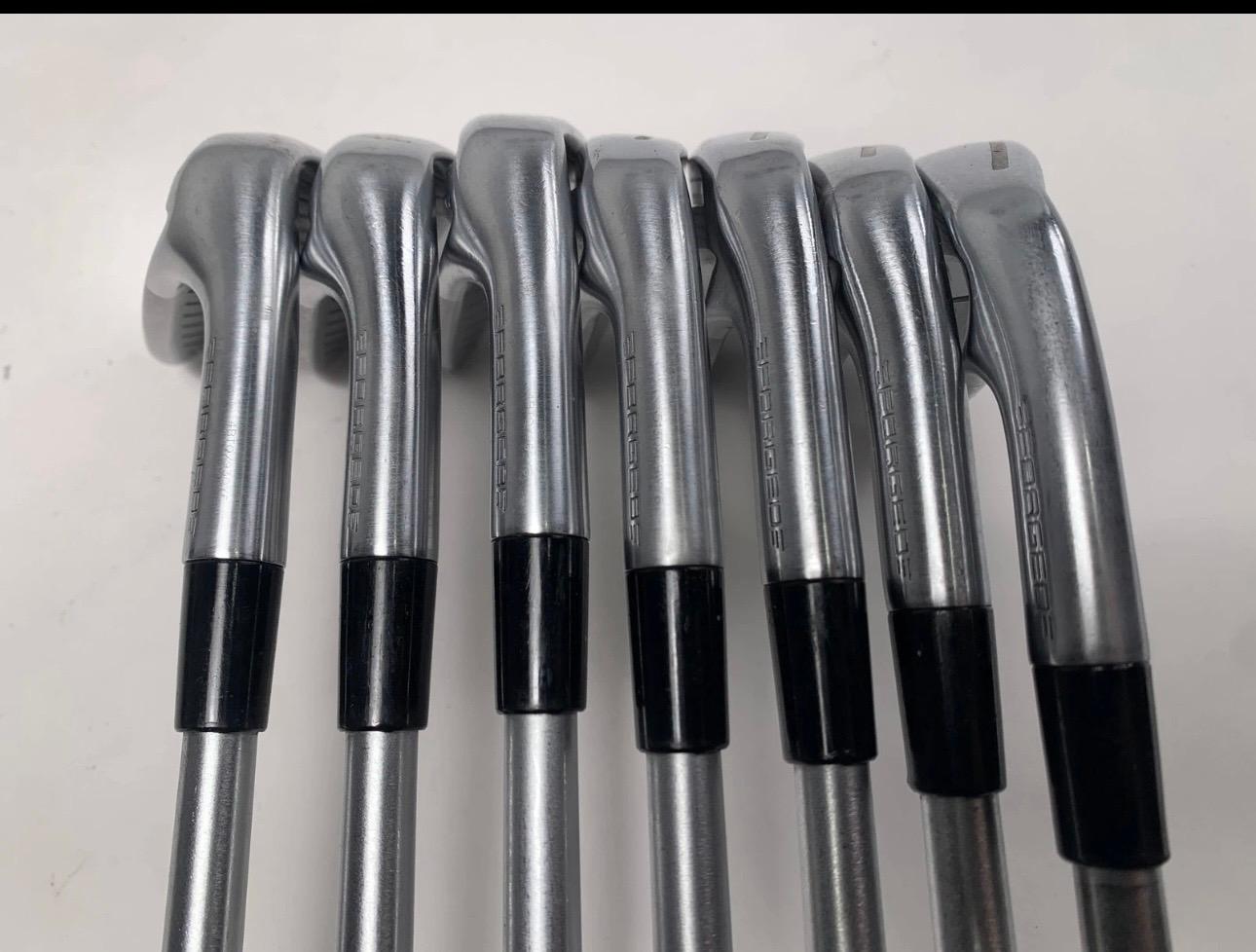 Iron TaylorMade P770 110-120g Mint 9.5 Steel PW-4 (7 clubs) Stiff Right Men