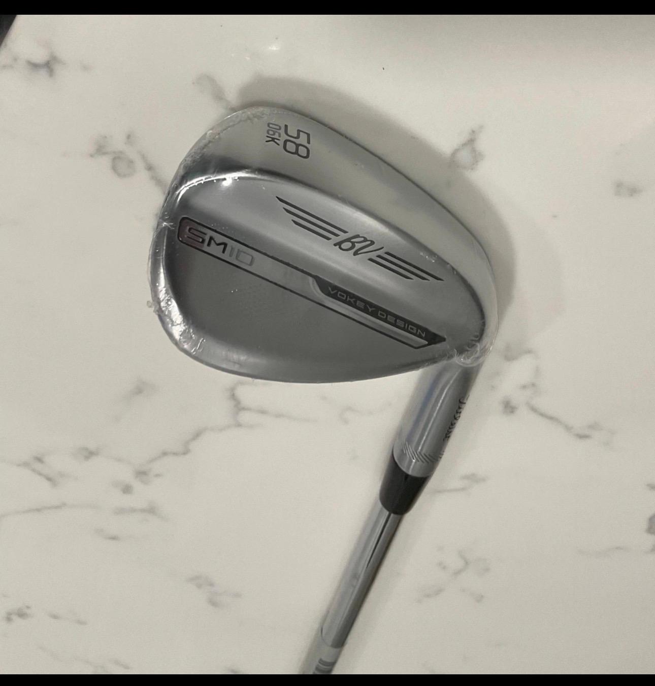 Wedge Titleist Vokey SM10 Tour Chrome K Grind 80-90g 58° Brand New 10.0 Steel Right Men