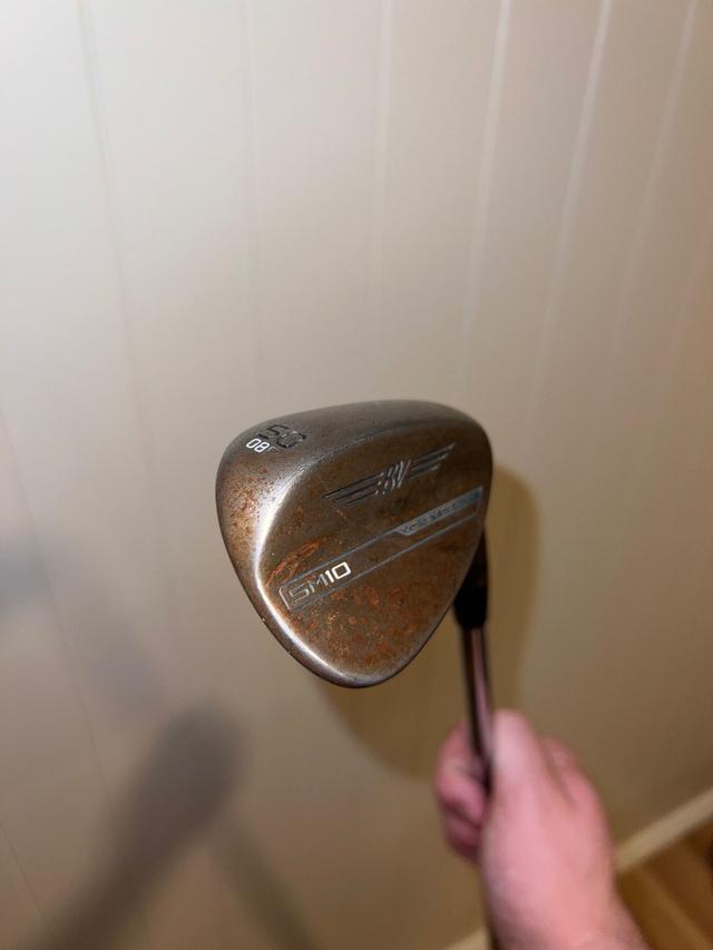 Wedge Titleist Vokey SM10 Raw F Grind 110-120g 50° Above Average 9.0 Steel Stiff Right Men