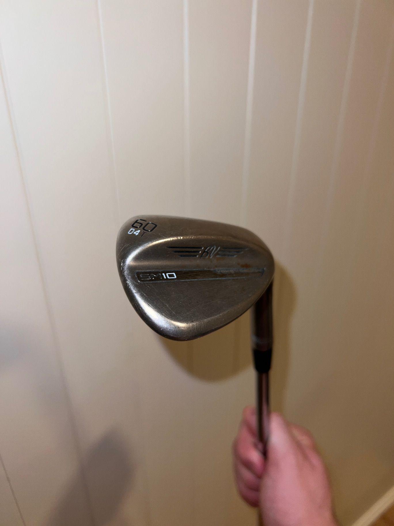 Wedge Titleist Vokey SM10 Nickel T Grind 110-120g 60° Above Average 9.0 Steel Stiff Right Men