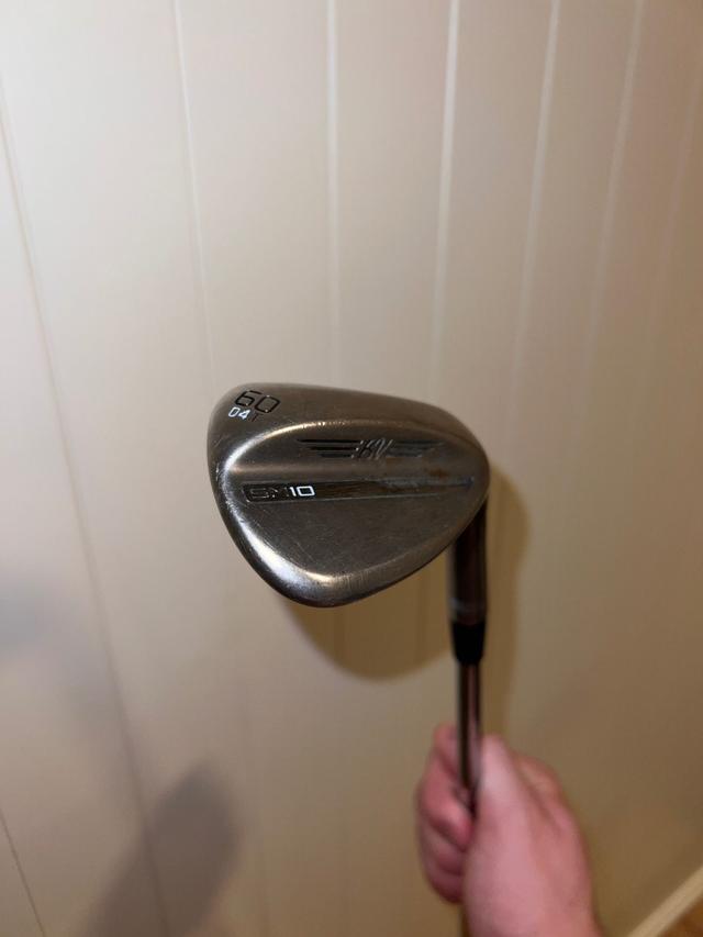 Wedge Titleist Vokey SM10 Nickel T Grind 110-120g 60° Above Average 9.0 Steel Stiff Right Men