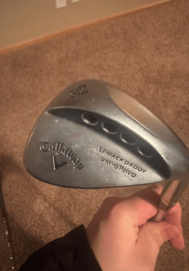 Wedge Right Callaway Mack Daddy PM Grind Average 8.0 58° Steel