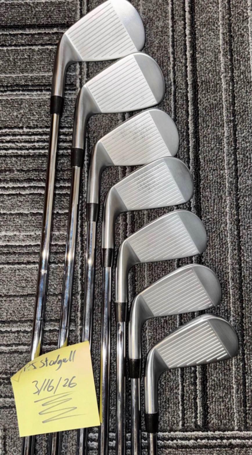 Iron Titleist T100 3G 110-120g Mint 9.5 Steel PW-4 (7 clubs) Tour X Right Men