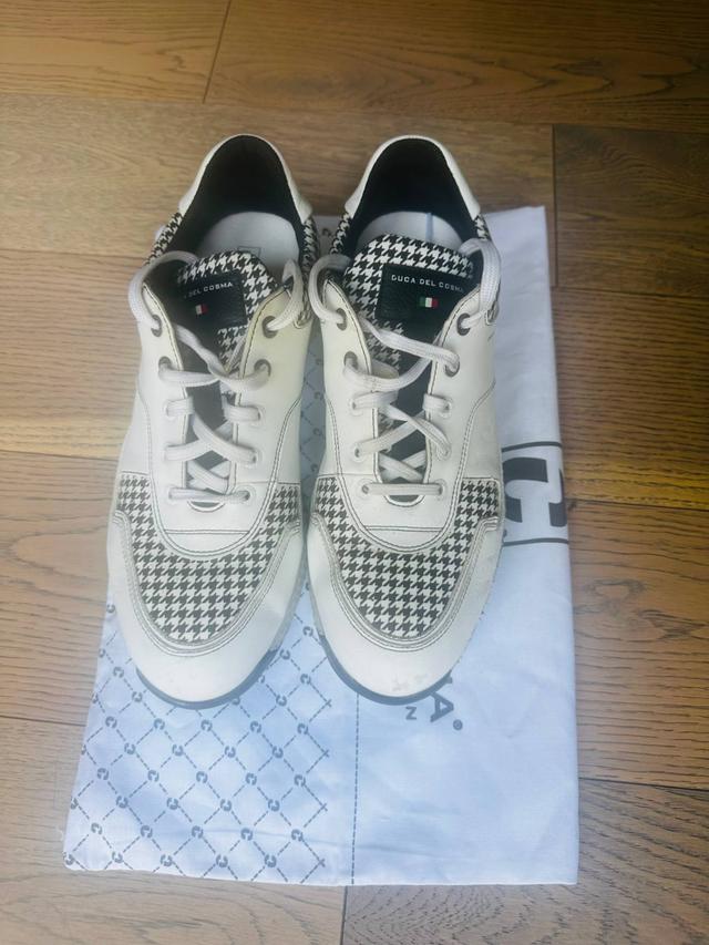 Men´s Shoe Duca Del Cosma White 8,5 Medium Good Condition 8.0