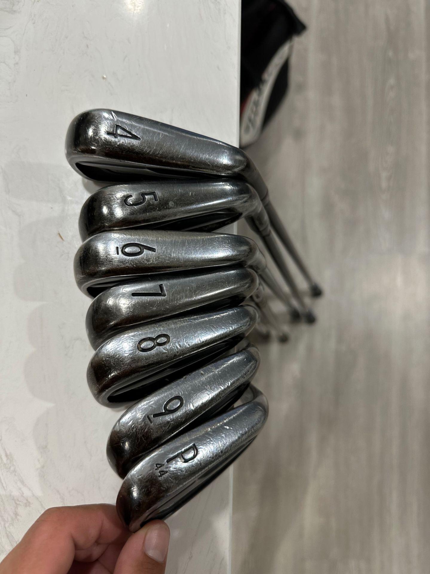 Iron Titleist T100S Black Limited Edition 110-120g Below Average 7.0 Steel PW-4 (7 clubs) Stiff Right Men