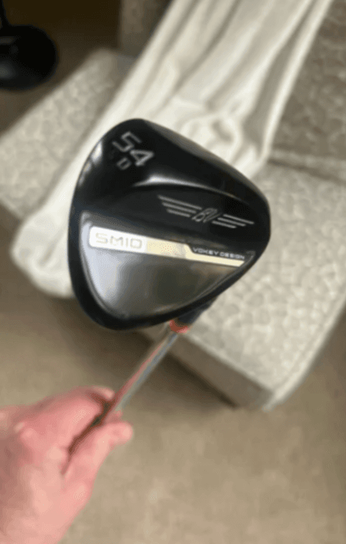Wedge Titleist Right Vokey SM10 Jet Black D Grind Mint 9.5 54°