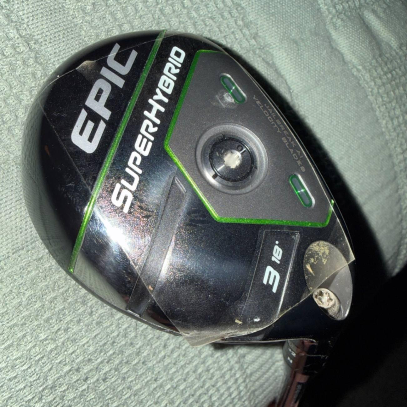Hybrid Callaway Epic Super 3 Hybrid Brand New 10.0 Graphite Stiff Right