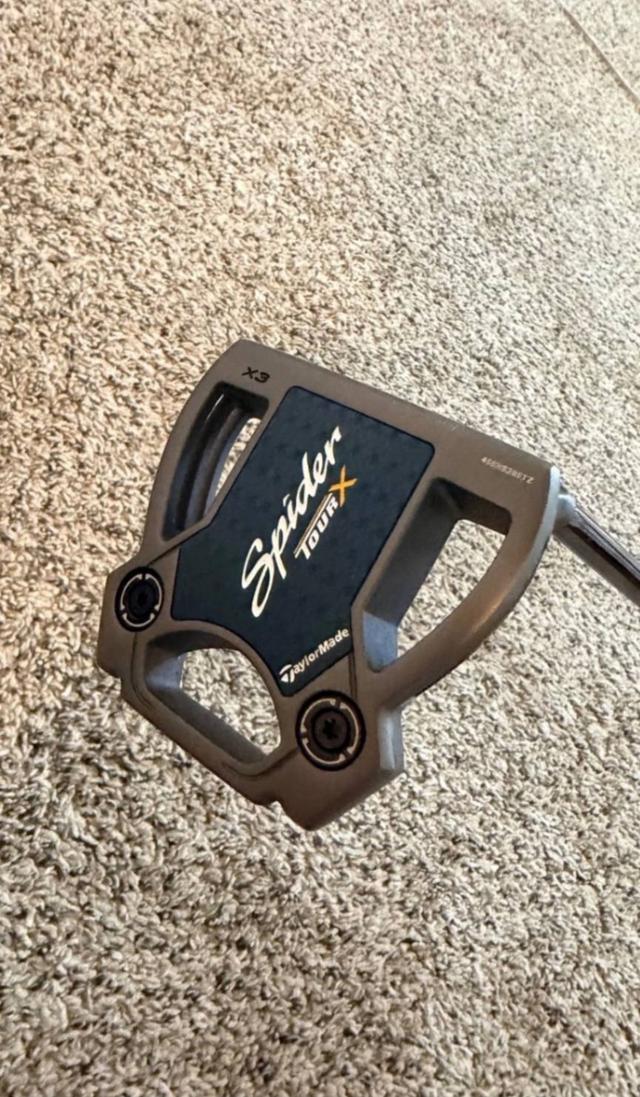 Putter TaylorMade Spider Tour X 35 Steel Average 8.0 Mallet Right Men