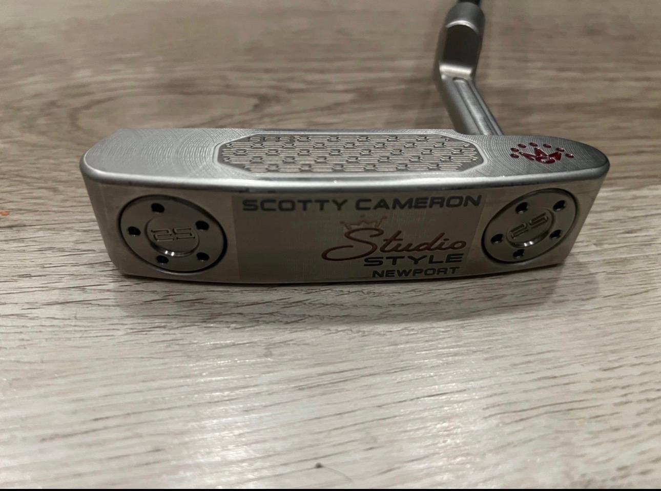 Putter Scotty Cameron CAMERON STUDIO STYLE NEWPORT 35 Steel Brand New 10.0 Blade Right Men