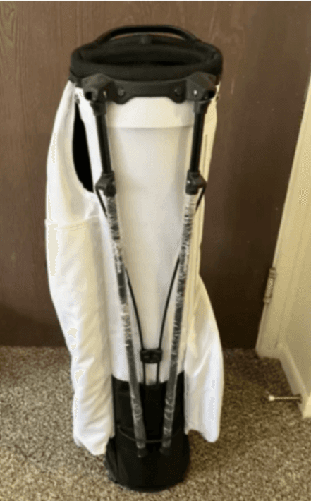 Bag TaylorMade Stand Bag White Excellent Condition 9.0