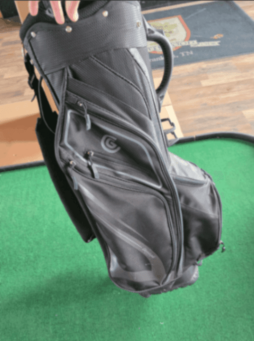 Bag Cleveland Cart Bag Black Good Condition 8.0