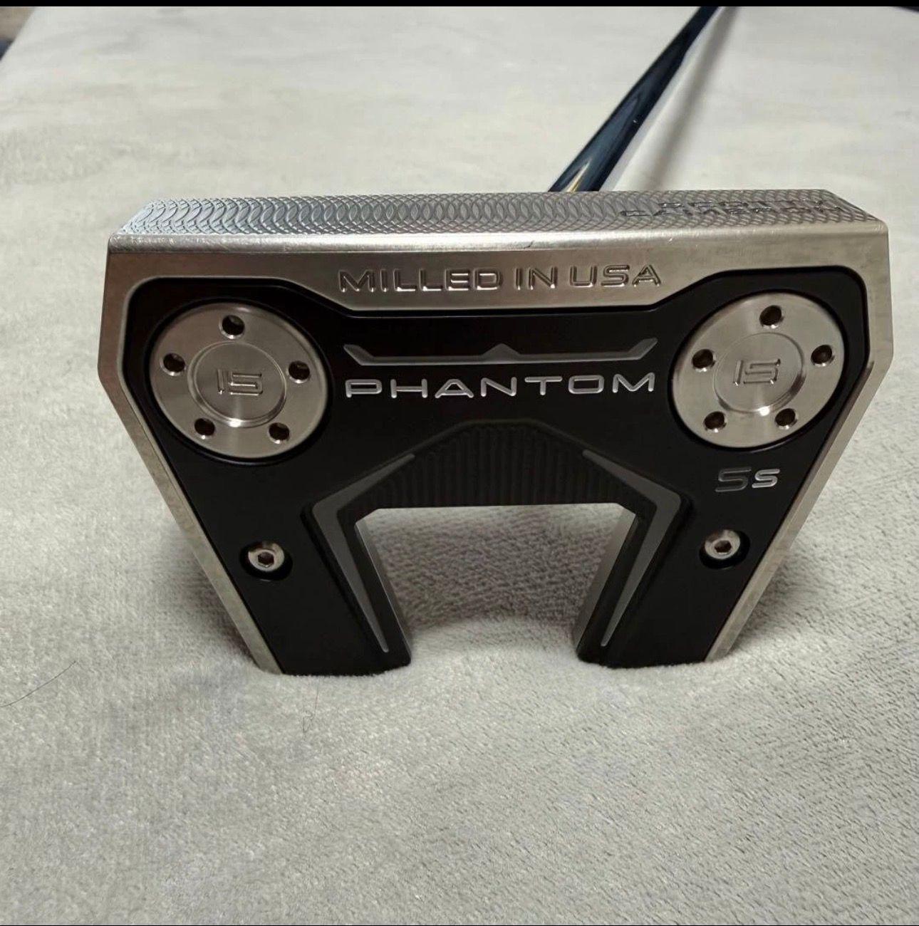 Putter Scotty Cameron Scotty Cameron Phantom 5s 2024 34 Mallet Brand New 10.0 Steel Right Men
