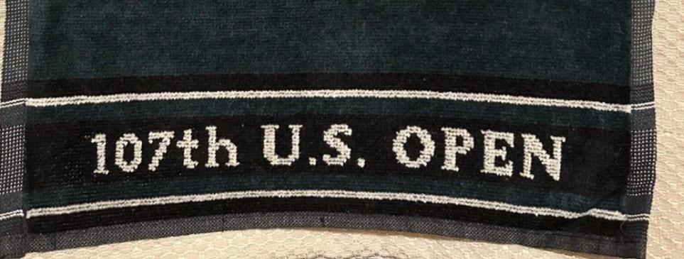 Golf Towel Black Used