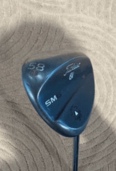 Wedge Titleist Vokey SM6 Raw F Grind 58° Below Average 7.0 Right