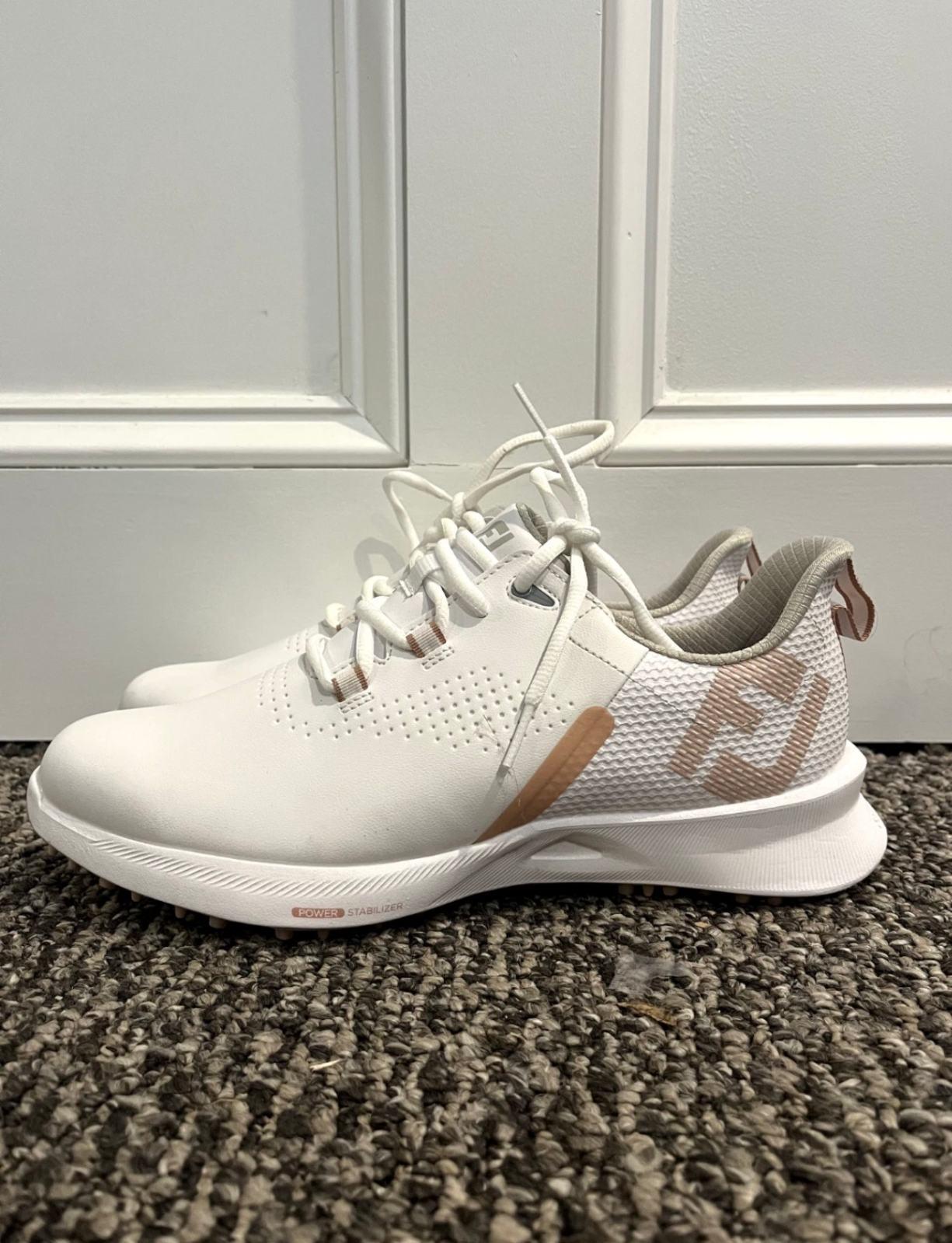 Women´s Shoe FootJoy 9 White Medium Excellent Condition 9.0 Spikeless