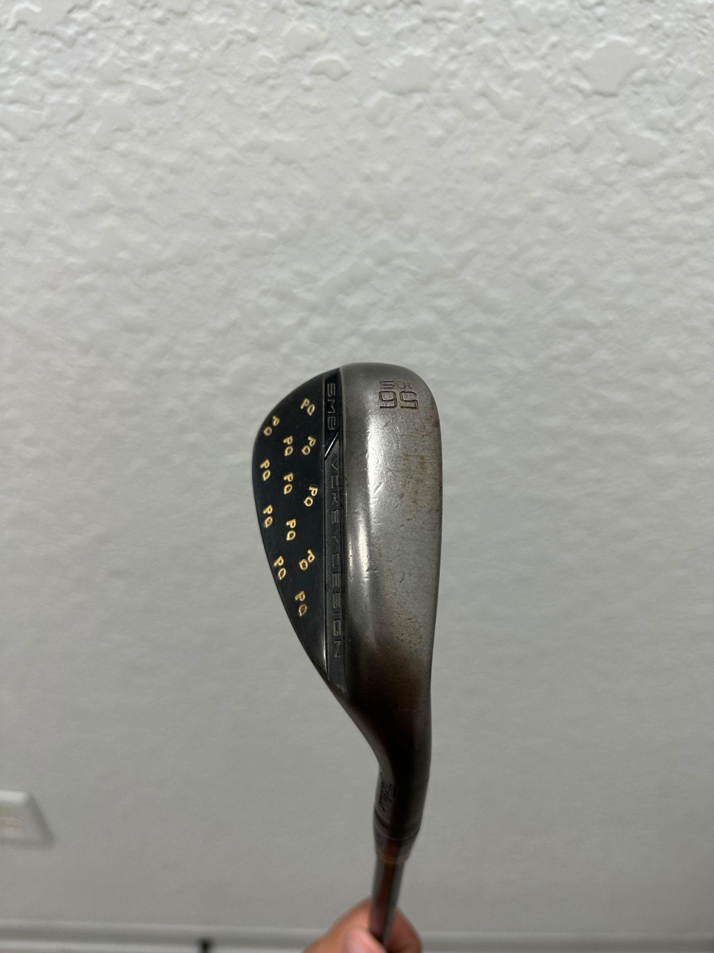 Wedge Titleist Vokey SM8 Jet Black S Grind 100-110g 56° Average 8.0 Steel Stiff Right Men