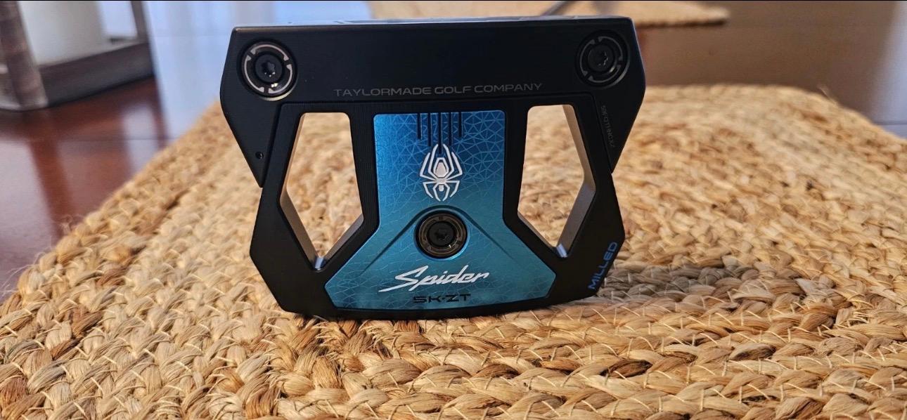 Putter TaylorMade Spider ZT 34 Mallet Mint 9.5 Steel Right Men