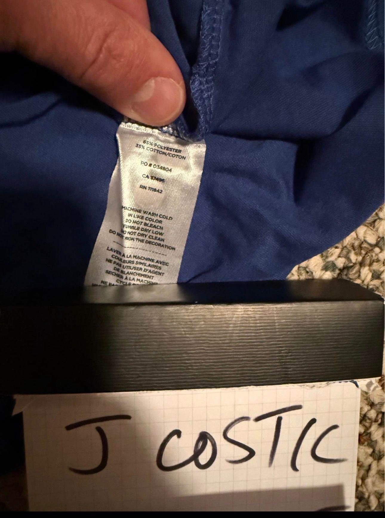 Men´s Appare Level Wear Men´s Long Sleeve Golf Shirts L Blue New with Tags