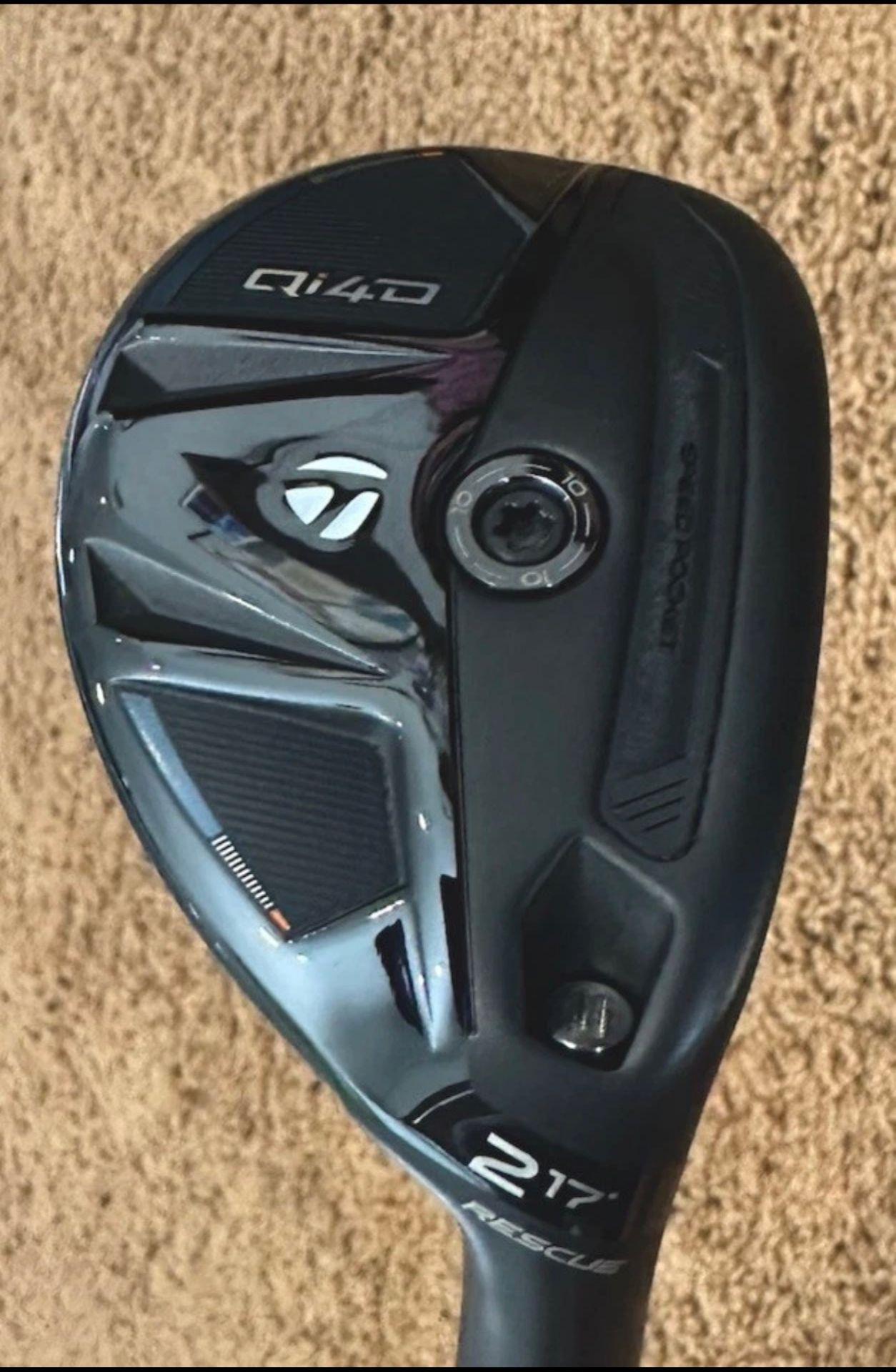 Hybrid TaylorMade Qi4D Rescue 80-90g 2 Hybrid Mint 9.5 Stiff Graphite Right