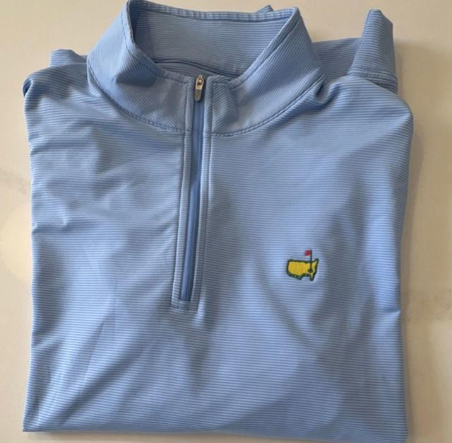 Men´s Appare Peter Millar Men´s Golf Sweater L Blue Excellent Condition 9.0