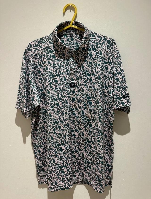 Men´s Appare Bad Birdie Men´s Golf Shirts M Green Good Condition 8.0