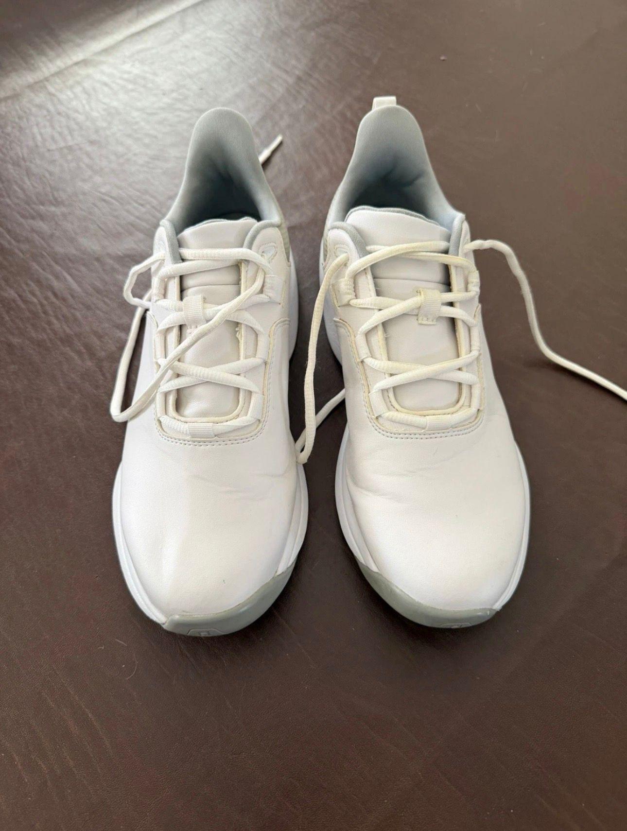 Women´s Shoe FootJoy 8 White Medium Fair Condition 7.0 Spikeless