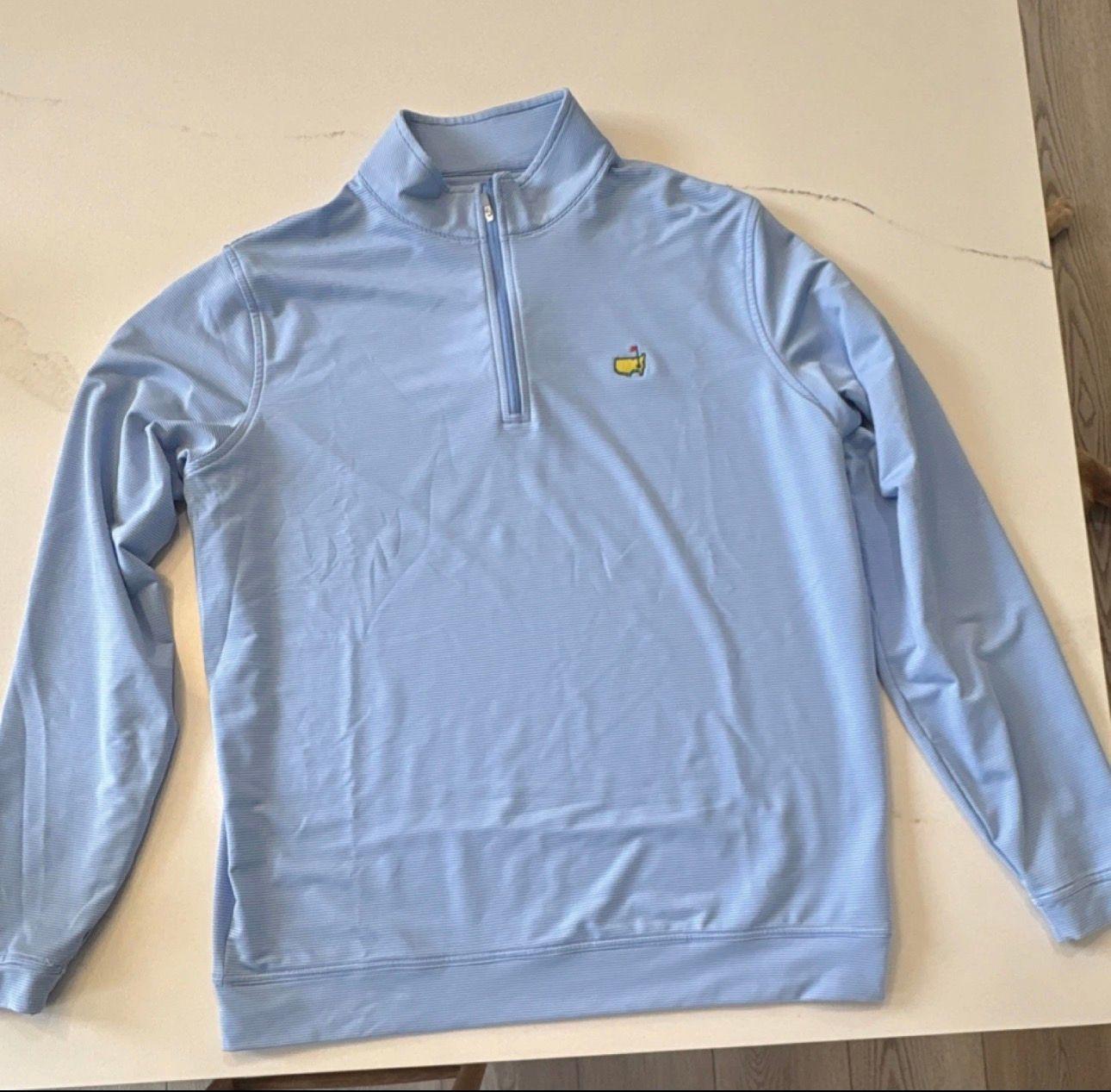 Men´s Appare Peter Millar Men´s Golf Sweater L Blue Excellent Condition 9.0