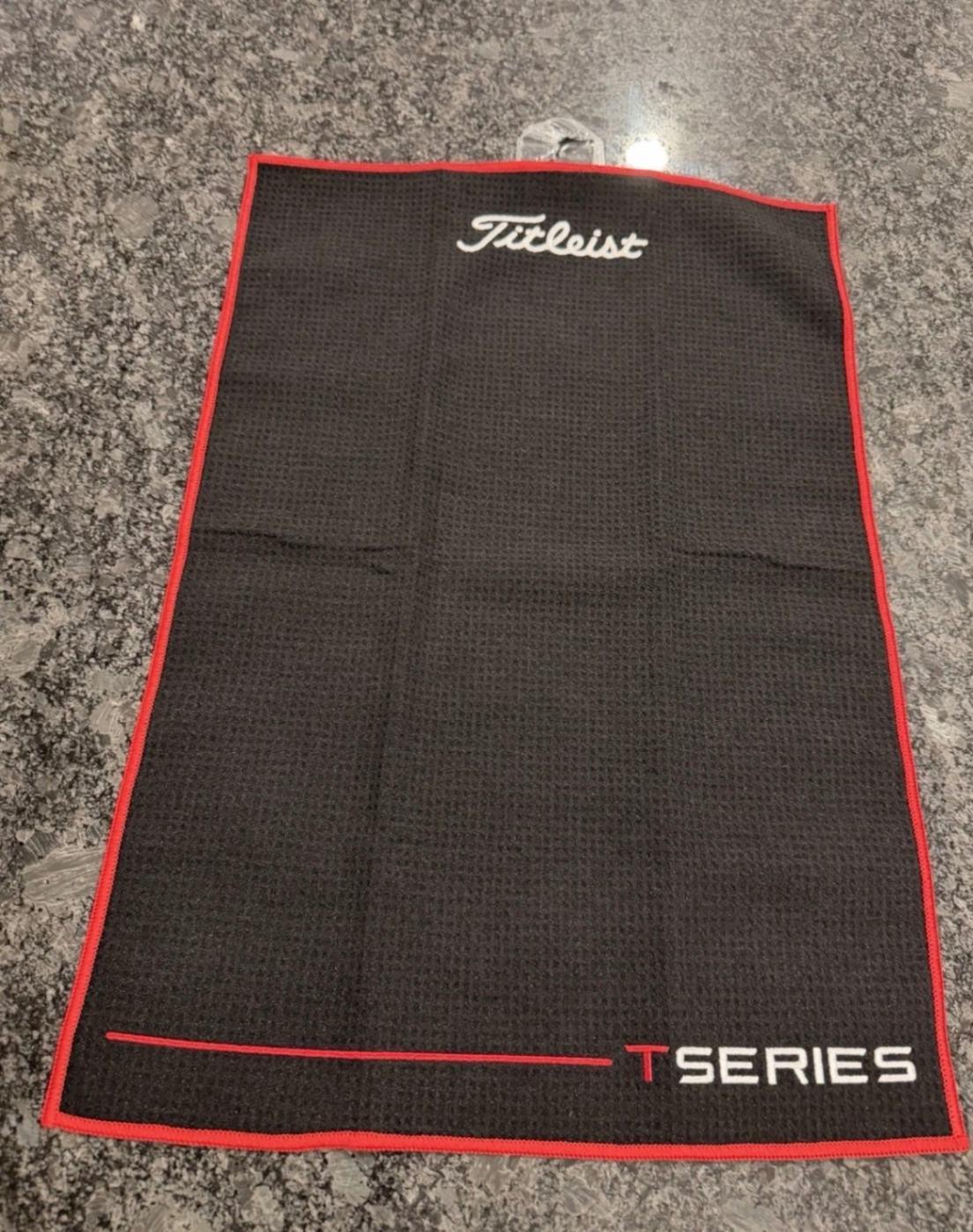 Golf Towel Titleist Black New