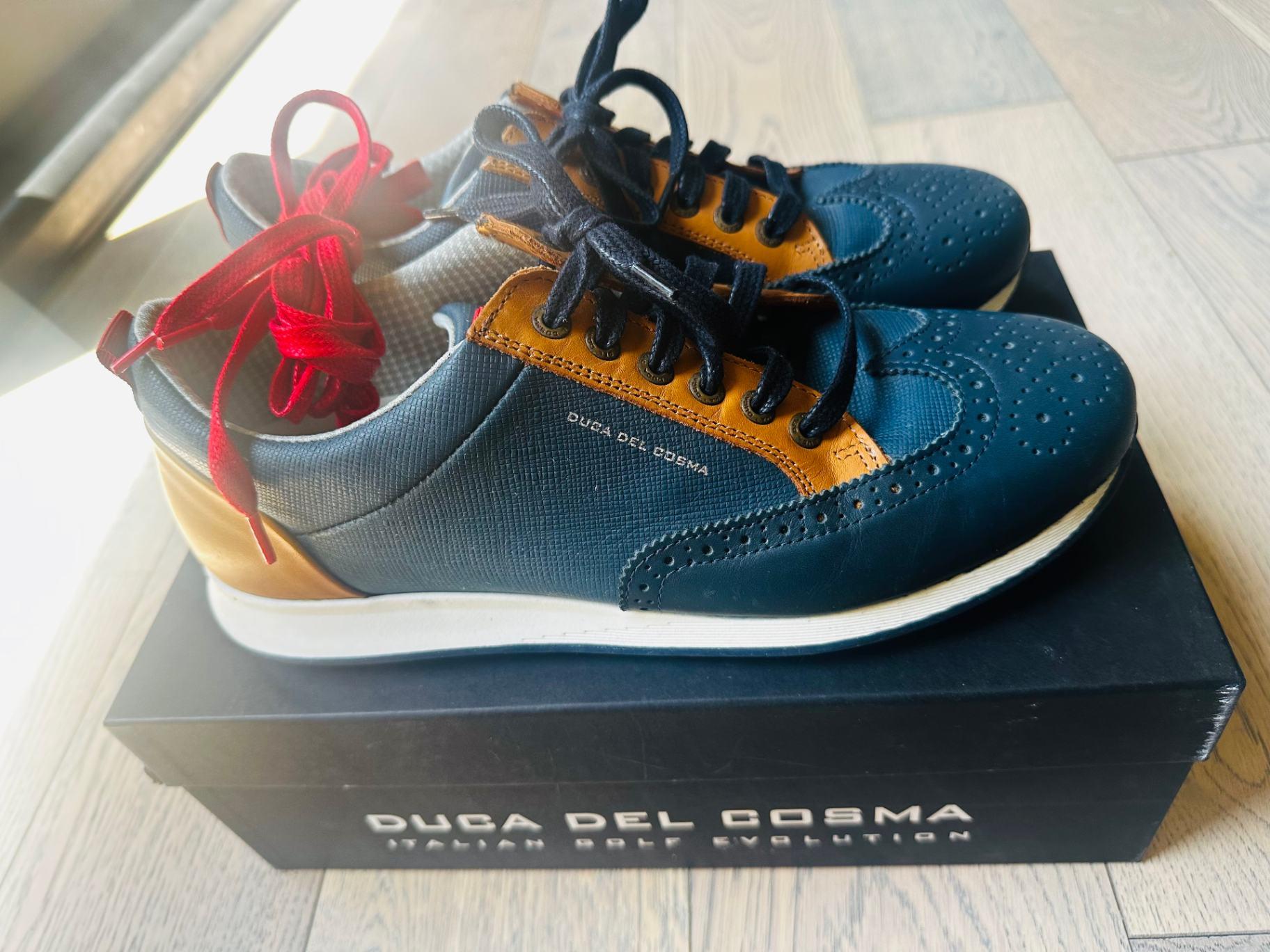 Men´s Shoe Duca Del Cosma 9 Medium Excellent Condition 9.0 Blue