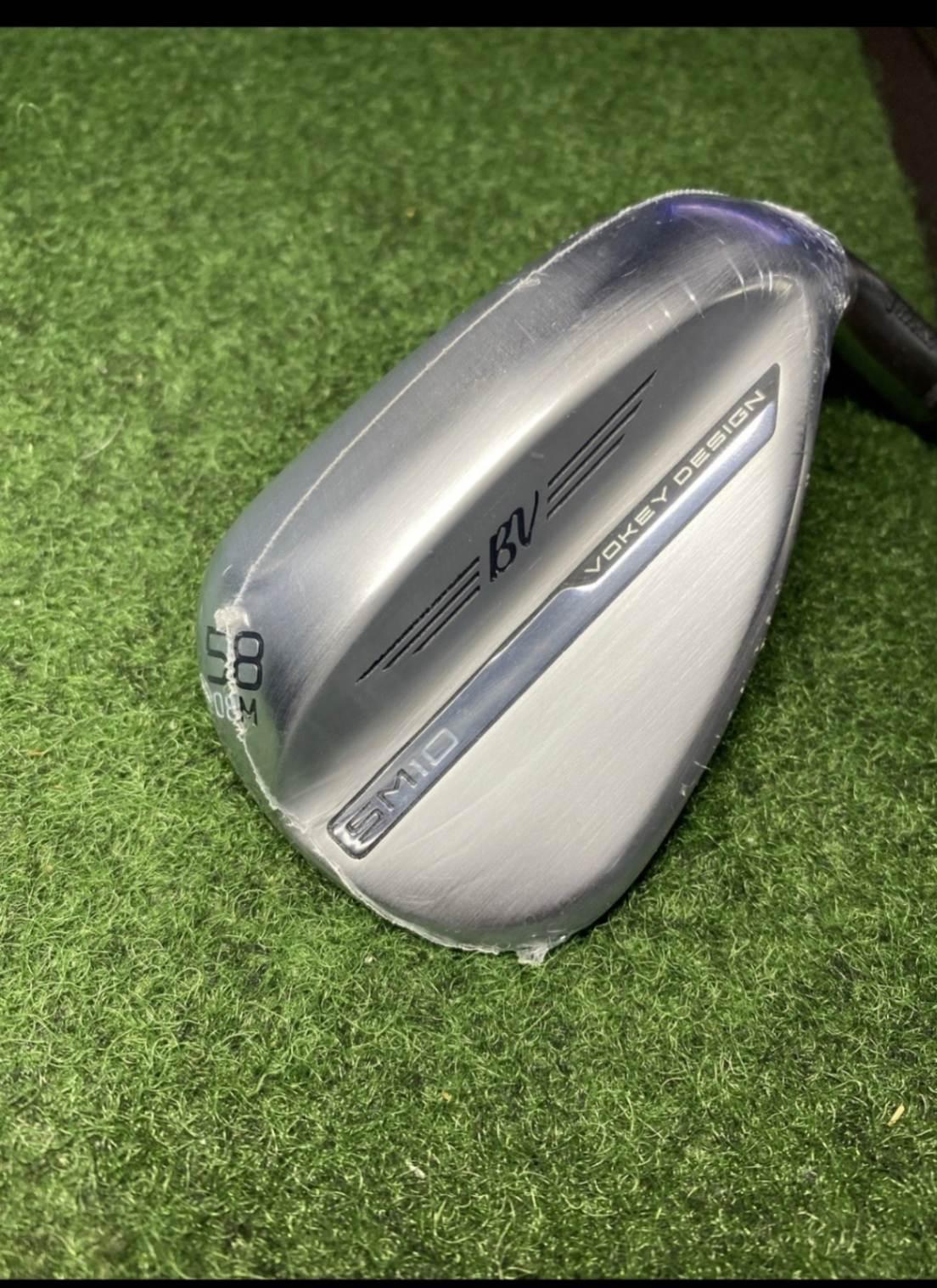 Wedge Titleist Vokey SM10 Tour Chrome M Grind 58° Brand New 10.0 Steel Right Men