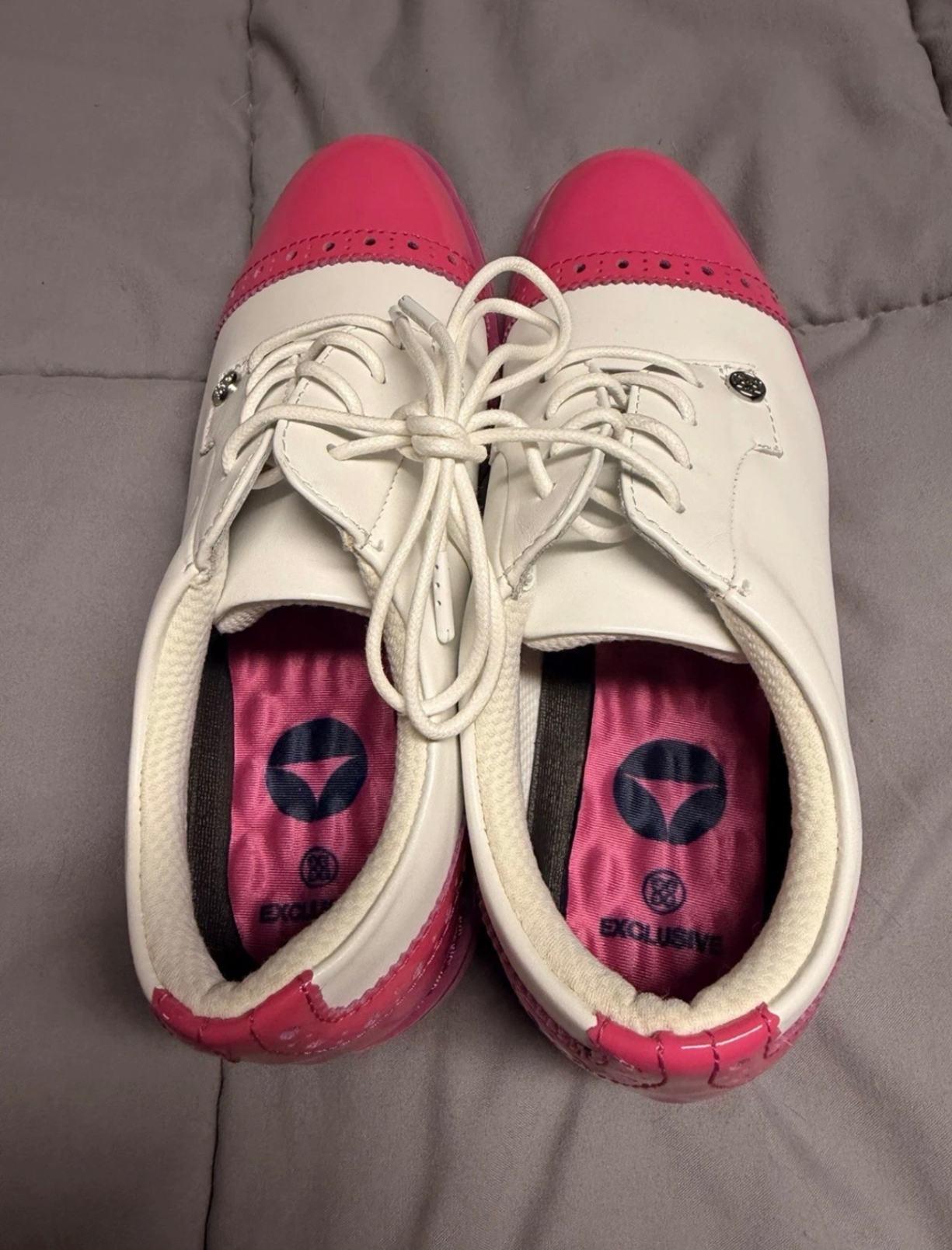 Women´s Shoe G G Fore 6 White New without Tags Spikeless