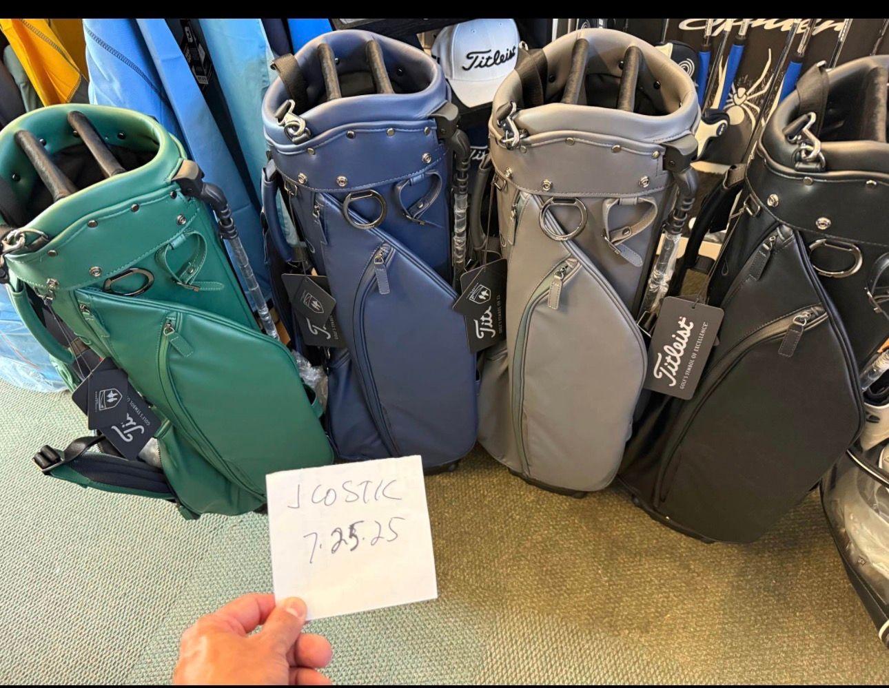 Bag Titleist Stand Bag Black New with Tags