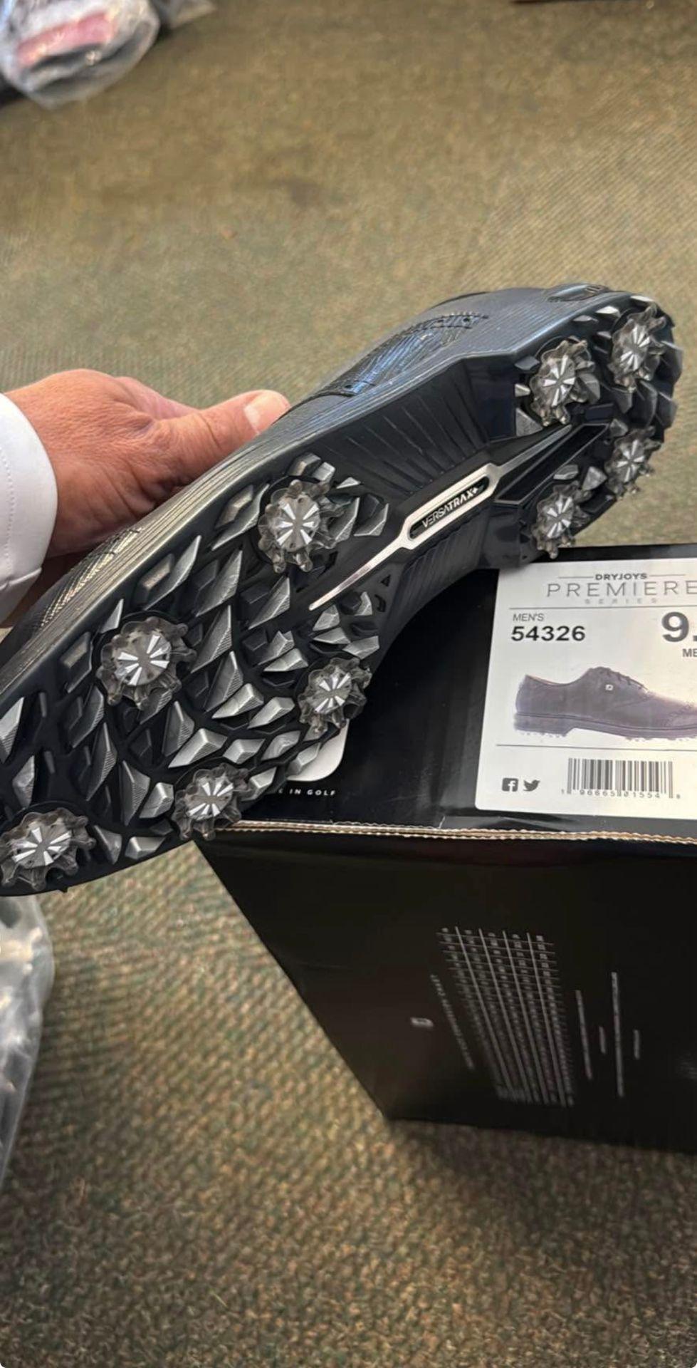 Men´s Shoe FootJoy 9,5 Black Medium New with Tags Spiked