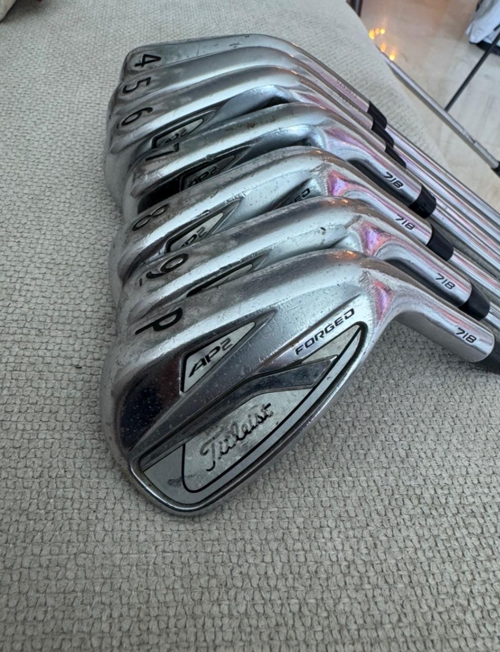 Iron Titleist 718 AP2 90-100g Below Average 7.0 PW-4 (7 clubs) Stiff Right Men