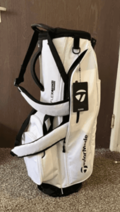 Bag TaylorMade Stand Bag White Excellent Condition 9.0