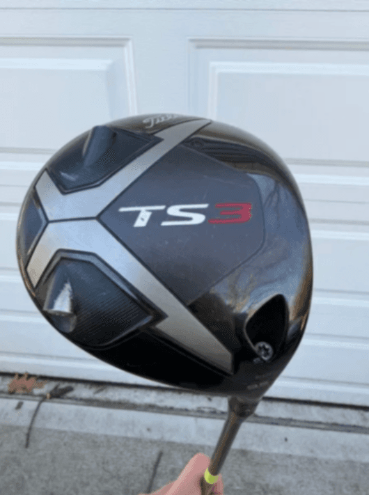 Driver Titleist TS3 9.5° Right Men Extra Stiff Graphite Below Average 7.0 60-70g