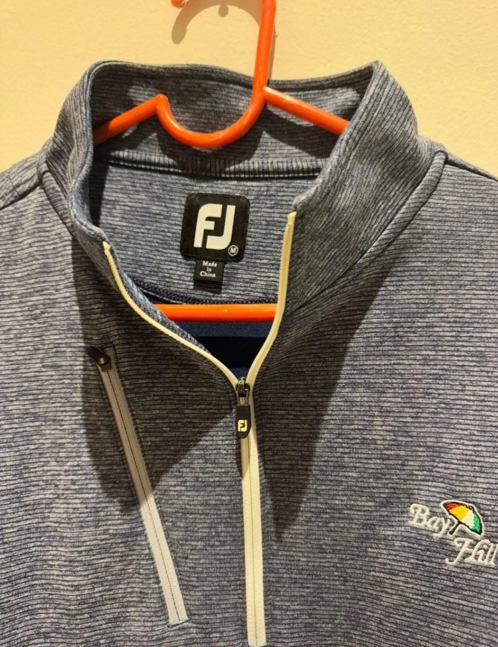 Men´s Appare Footjoy Men´s Golf Sweater M Blue Good Condition 8.0