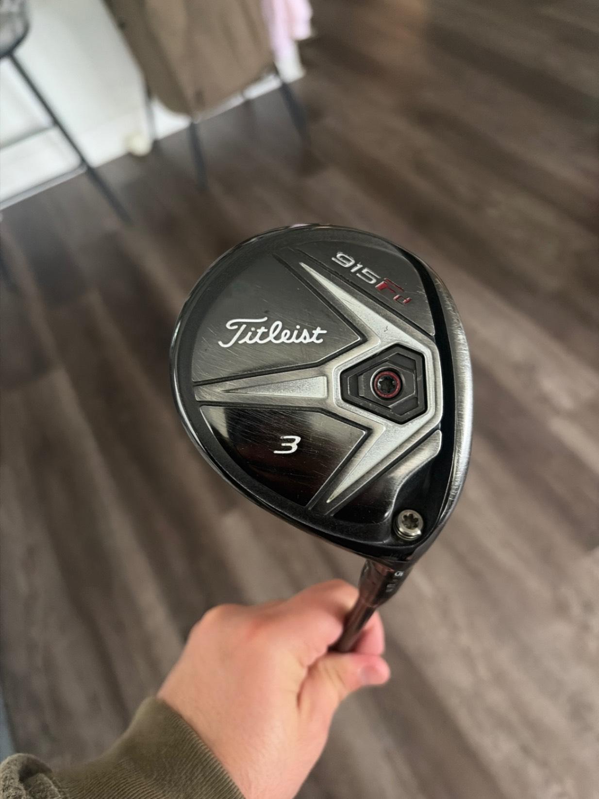 Fairway Wood Titleist 915Fd Above Average 9.0 Right 70-80g 3 wood Graphite Stiff Men