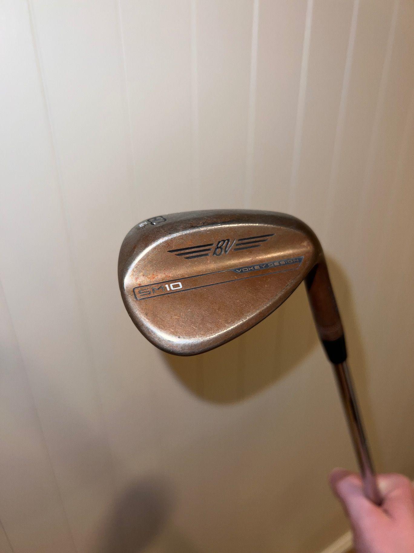 Wedge Titleist Vokey SM10 Raw M Grind 110-120g 60° Above Average 9.0 Steel Stiff Right Men