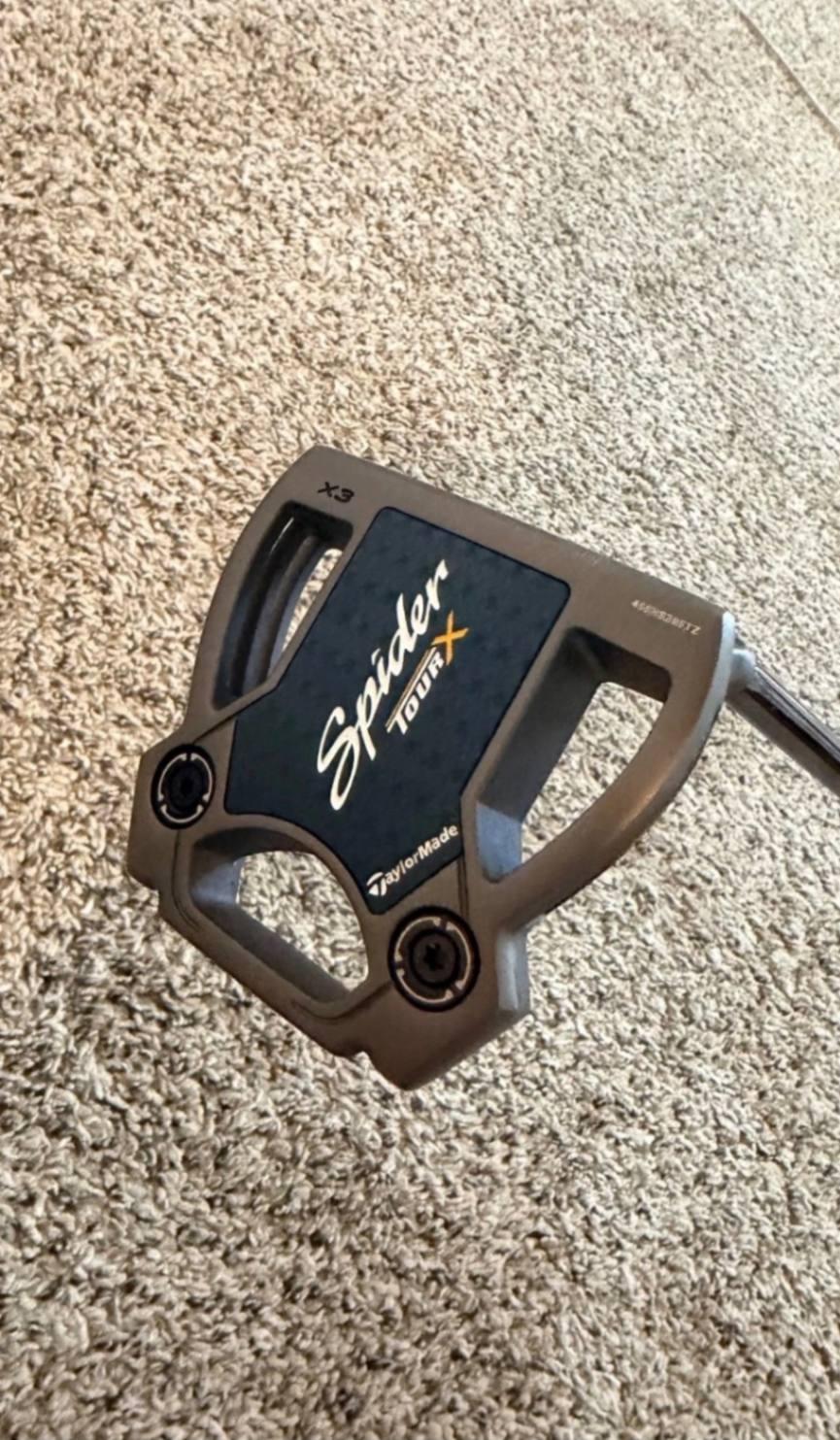 Putter TaylorMade Spider Tour X 35 Steel Average 8.0 Mallet Right Men