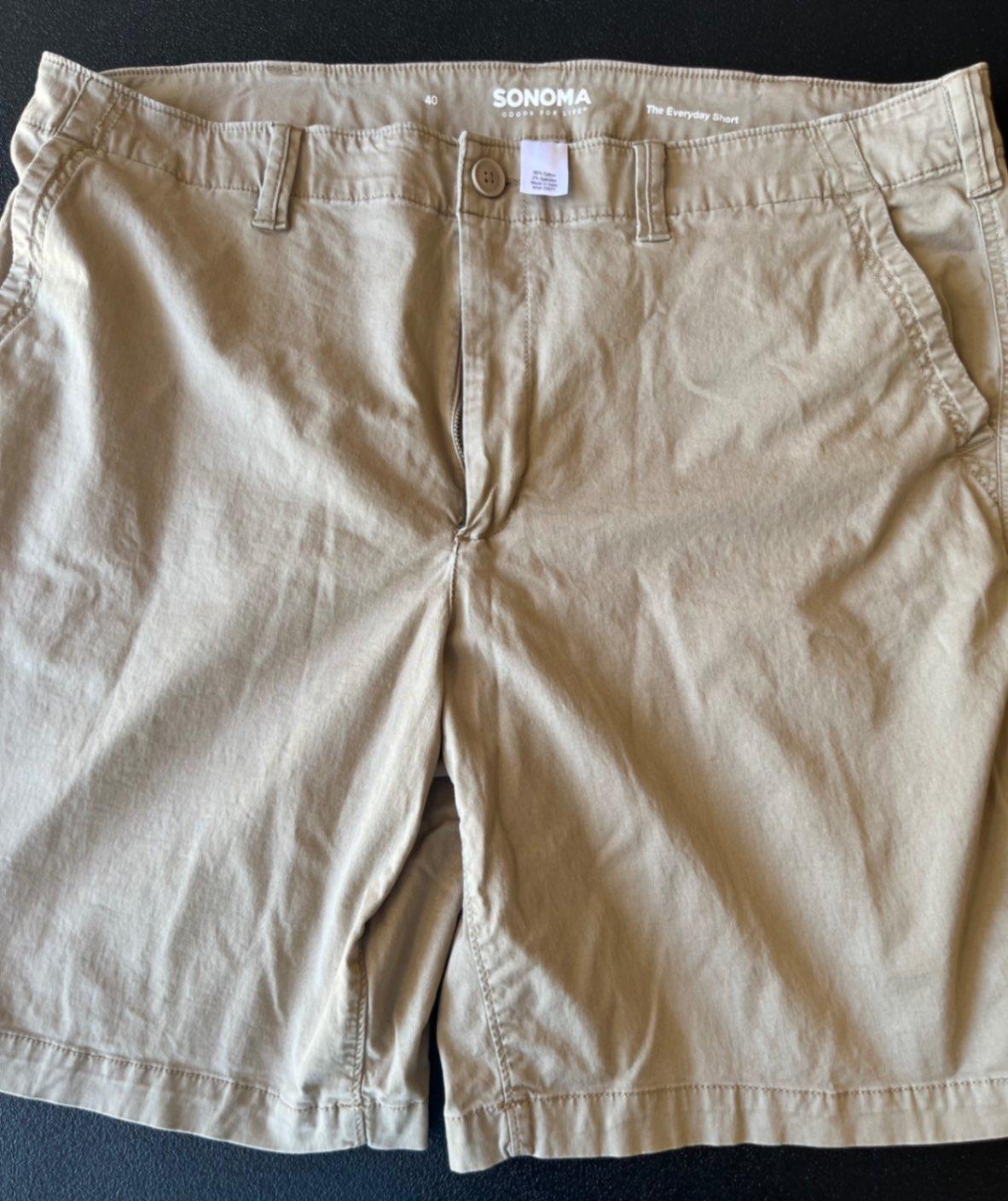 Men´s Appare Men´s Golf Shorts 40L (M Long) Khaki Good Condition 8.0